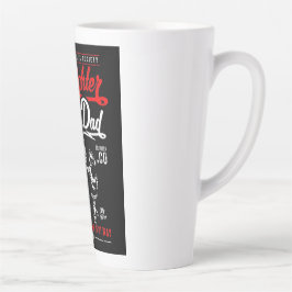 Caneca De Café Latte Sou um Pai de Bombeiros