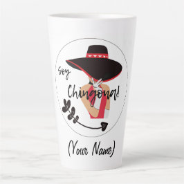 Caneca De Café Latte Soy Chingona - Adicionar Nome