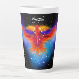 Caneca De Café Latte Space Phoenix Nebula