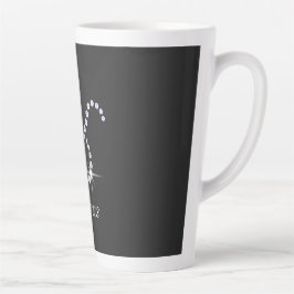 Caneca De Café Latte Sparkly Diamond Taurus