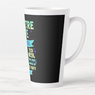 Caneca De Café Latte Spian do Ator Musical do Ator do Nerd da atriz
