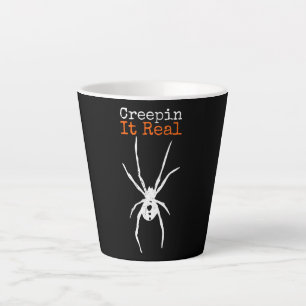 Caneca De Café Latte Spider G Figurino do Dia de as Bruxas engraçado -
