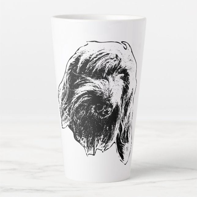 Caneca De Café Latte Spinone Latte Calmo (Frente)