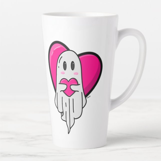 Caneca De Café Latte Spooky Love Ghost Mug (Direita)