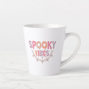 Caneca De Café Latte Spooky Vibes