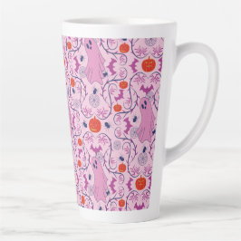 Caneca De Café Latte Spooky Whimsy