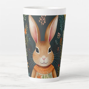 Caneca De Café Latte Springtime Bunny