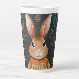 Caneca De Café Latte Springtime Bunny