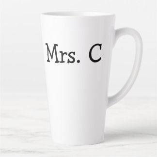 Caneca De Café Latte Sra. CTeacher / Educadora Mug
