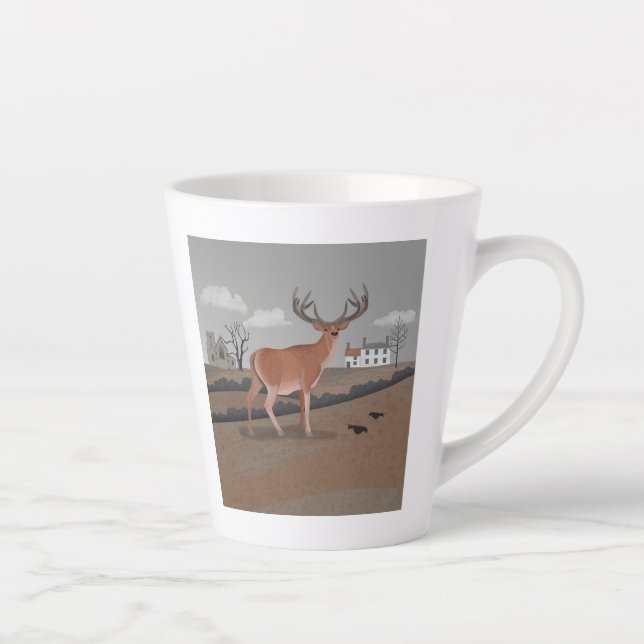 Caneca De Café Latte Stag (Direita)