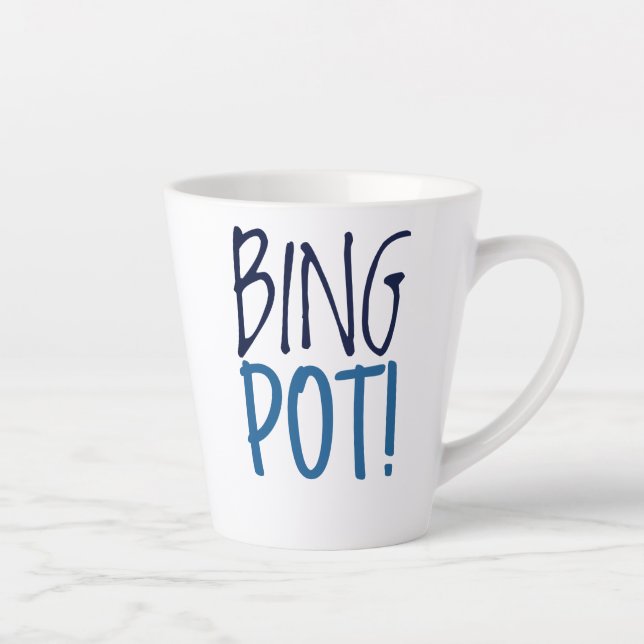 Caneca De Café Latte Standard Latte Mug - Bing Pot! (Direita)