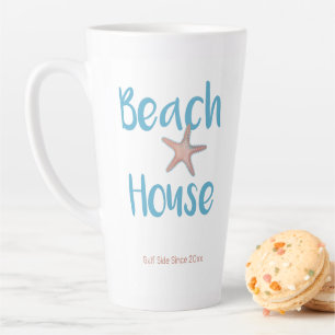 Caneca De Café Latte Starfish Beach House