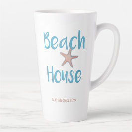 Caneca De Café Latte Starfish Beach House