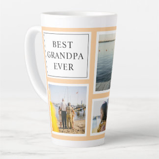 Caneca De Café Latte Statement Frame Best Grandpa Ever