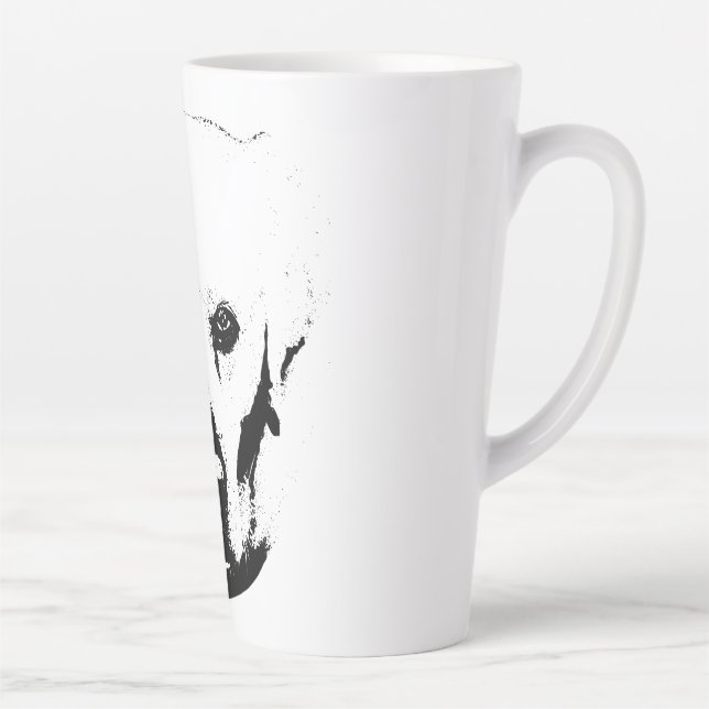 Caneca De Café Latte Steady Gaze, verdadeiro amigo (Direita)