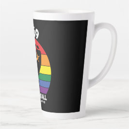 Caneca De Café Latte Stonewall Riot Remembrance Orgulho gay