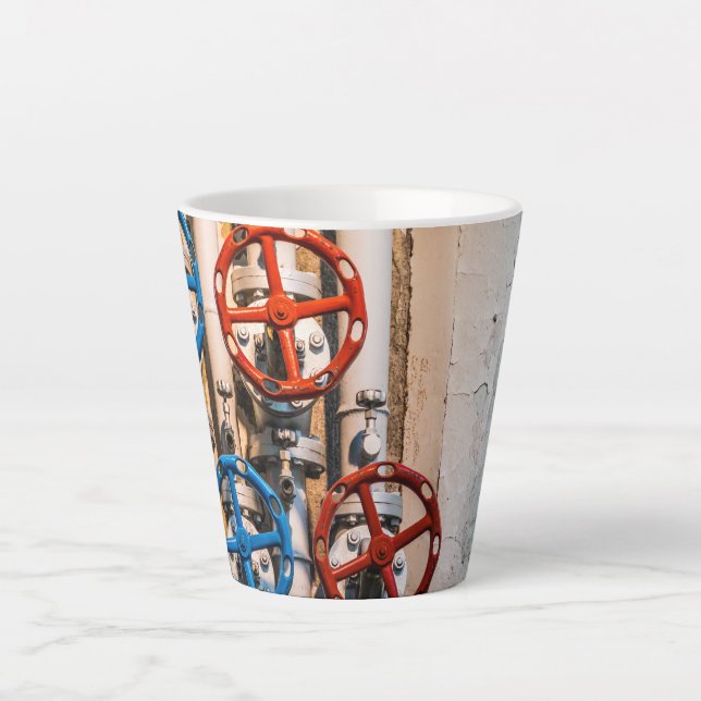 Caneca De Café Latte Stopcock in the Schiffbau, Zurique (Frente)