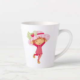 Caneca De Café Latte Strawberry