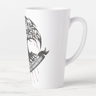 Caneca De Café Latte Strength Through Pain – Motivational Quote Drinkin
