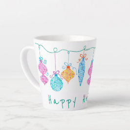 Caneca De Café Latte String Ornaments Latte Mug