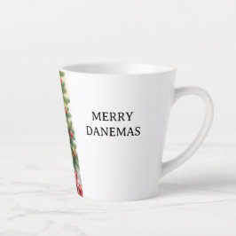 Caneca De Café Latte Stunning Great Dane Christmas