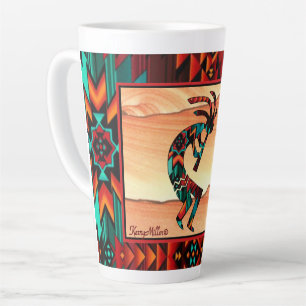 Caneca De Café Latte Sudoeste Kokopelli Latte Mug
