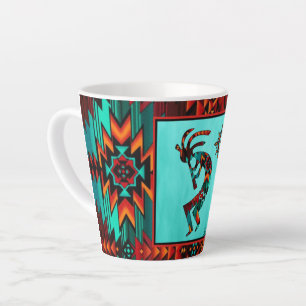 Caneca De Café Latte Sudoeste Kokopelli Latte Mug