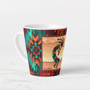 Caneca De Café Latte Sudoeste Kokopelli Latte Mug