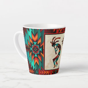 Caneca De Café Latte Sudoeste Kokopelli Latte Mug