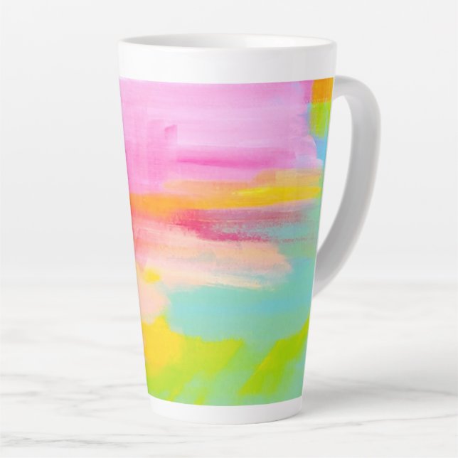 Caneca De Café Latte Summer Sizzles Latte Cup (Ângulo direito)