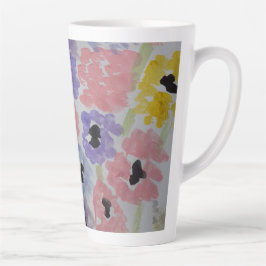 Caneca De Café Latte Summer Wildflower Latte Mug