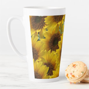 Caneca De Café Latte Sunflower Latte Mug