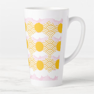 Caneca De Café Latte Sunny Happy Brighe Suas Manhãs e Cozinha