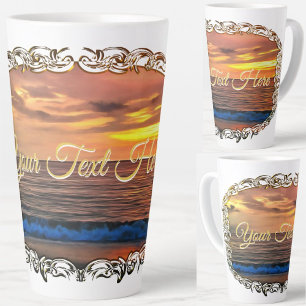 Caneca De Café Latte Sunset 1577