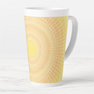 Caneca De Café Latte Sunshine Burst