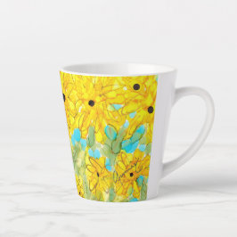 Caneca De Café Latte Sunshine No Meu Ombro Latente Copa De Amplitude