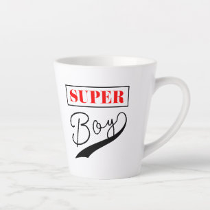 Caneca De Café Latte Super Boy 