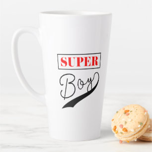 Caneca De Café Latte Super Boy 
