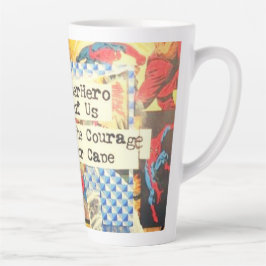 Caneca De Café Latte Super Hero Latte Mug
