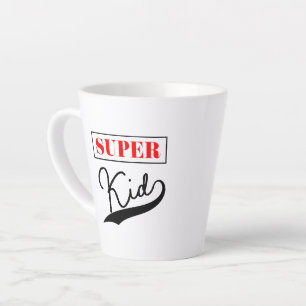 Caneca De Café Latte Super Kid 