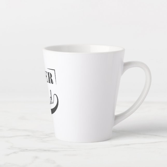 Caneca De Café Latte Super Pai (Direita)