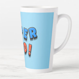 Caneca De Café Latte Super Pai