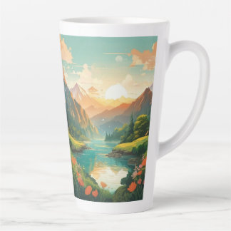 Caneca De Café Latte Super Sayan