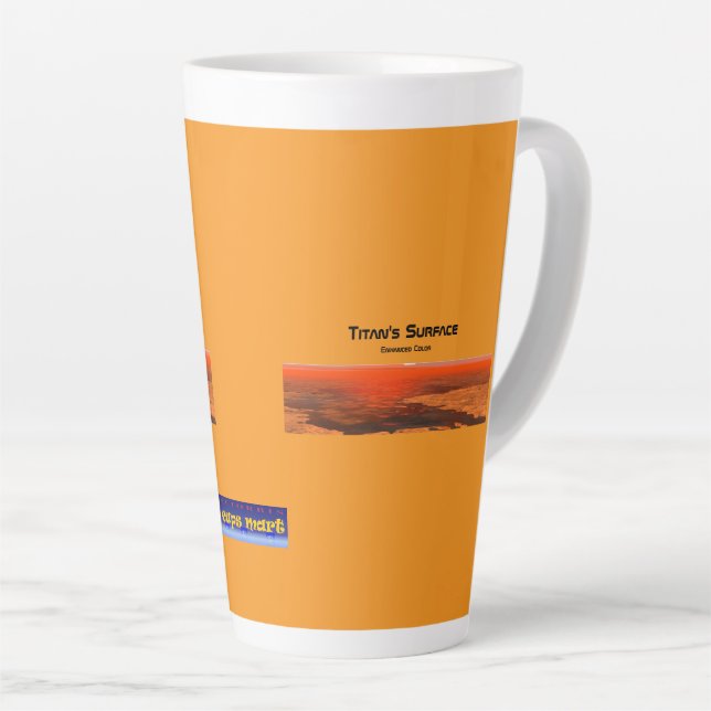 Caneca De Café Latte Superfície de Titã (Ângulo direito)