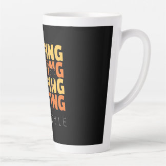 Caneca De Café Latte Surfing no estilo de vida