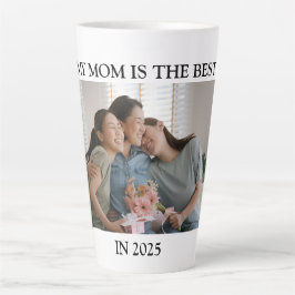 Caneca De Café Latte Surpresa de presente de Dia da Mãe Única