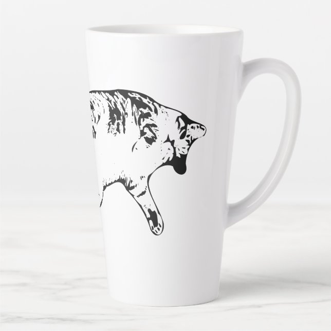Caneca De Café Latte Surpresa Reprodutiva em Tinta Fina (Direita)