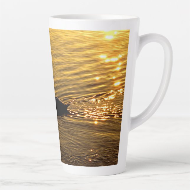 Caneca De Café Latte Swan ouro (Direita)