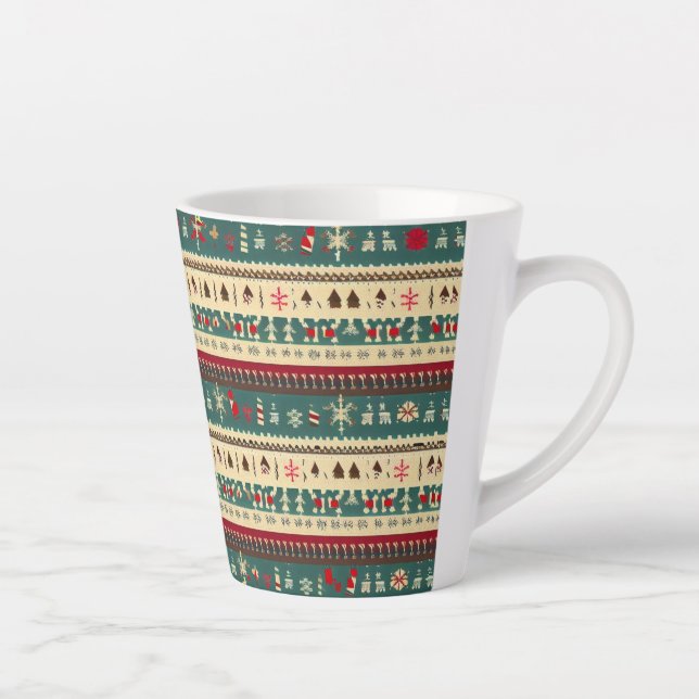 Caneca De Café Latte Sweater Feio Natal 5 (Direita)