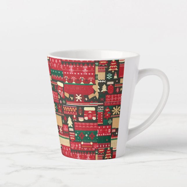 Caneca De Café Latte Sweater Feio Natal 7 (Direita)